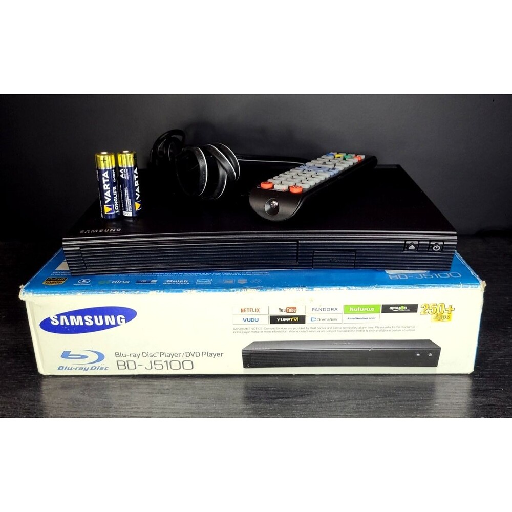 Samsung BD-J5100 Blu-ray DVD USB Player + Remote Control - Refurbished [EX]